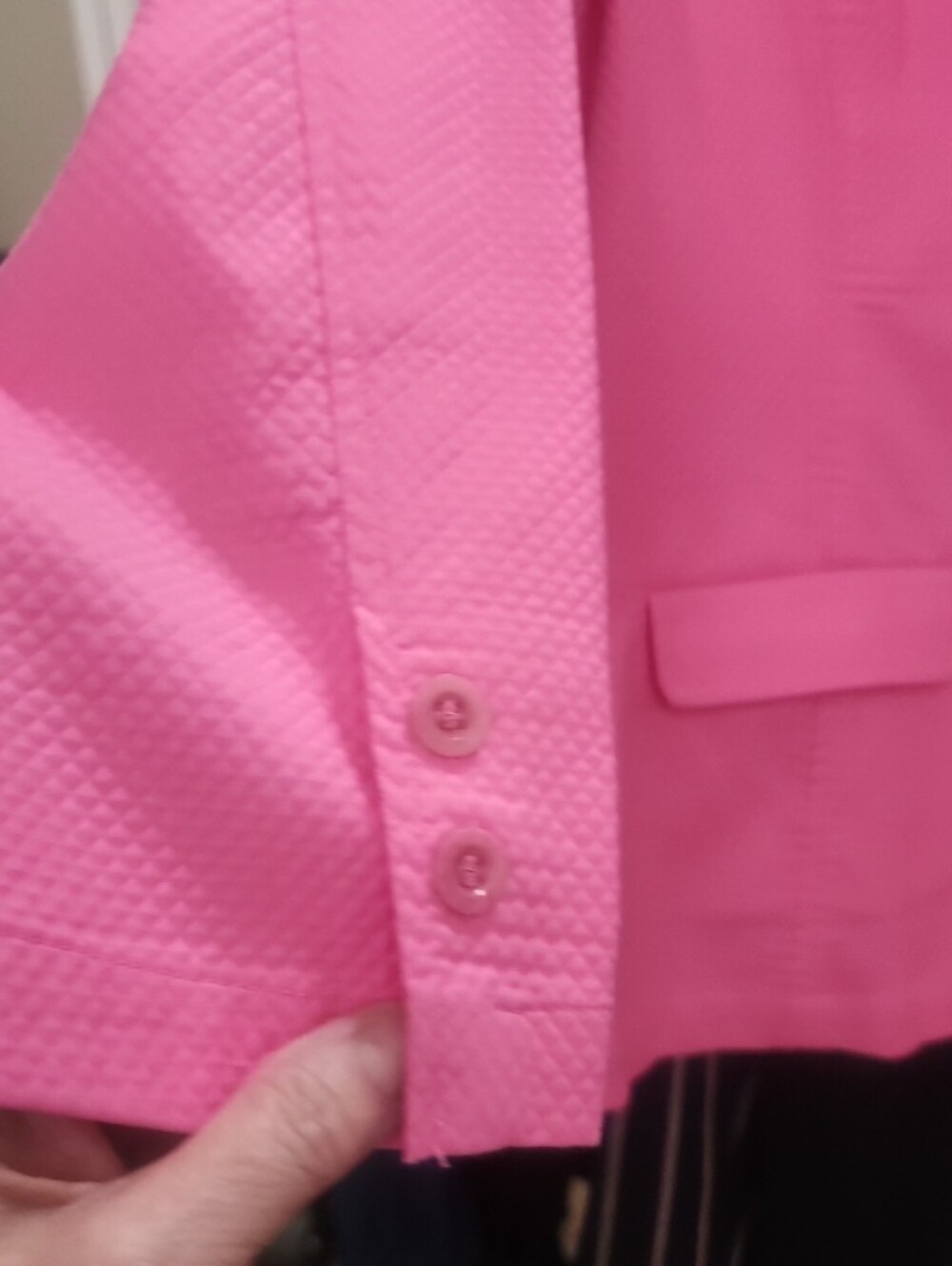 Lilly Pulitzer Hot Pink Single-Button Blazer - Picture 6 of 10
